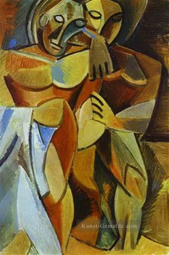 Pablo Picasso Werke - Freundschaft 1908 Kubismus Pablo Picasso